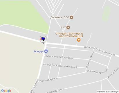 Білборд, Бігборд (Борд)  A у Умані м. Умань, перехрестя з вул. Заводська та вул. Максима Залізняка, за 165м до автобусної зупинки схема