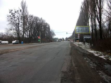 Білборд, Бігборд (Борд)  A у Василькові, 6х3  м. Васильків, вул. Декабристів, в'їзд у м. Васильків зі сторони Києва, перед зупинкою, перед АЗС КЛО Фото 1