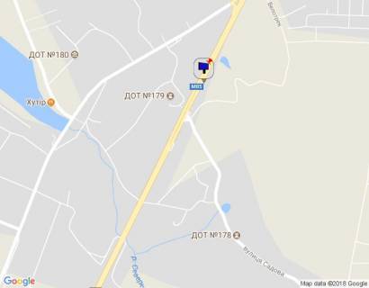 Билборд B в с. Вита-Почтовая, 6х3  с. Віта-Поштова, траса М-05 Київ-Одеса, км 18+640 ліво, за 180м до автобусної зупинки та повороту на с. Віта-Поштова та с. Круглик схема