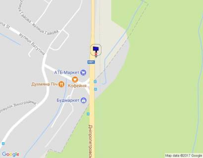 Білборд, Бігборд (Борд)  A у с. Лісники, 6х3  Дніпровське шосе, траса Н-01 "Київ-Знам'янка", км 20+700 ліво, через 100м після повороту на с. Лісники схема