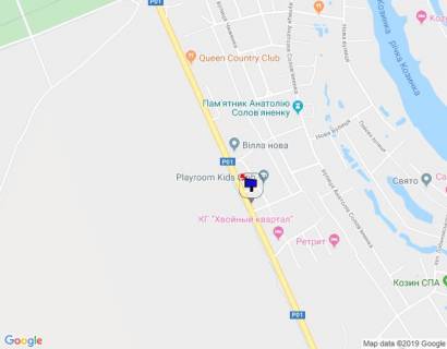 Білборд, Бігборд (Борд)  B у , Козин (Козин), 6х3  Конча-Заспа, траса Р-01, км 31+100 ліво, котеджне містечко "Олександрівське", через 60м після клініки "VIVA", через 450м після комплексу "QUEEN COUNTRY CLUB", за 200м до котеджного містечка "Хвойний Квартал" схема