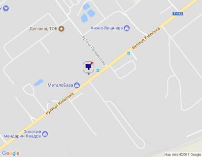 Білборд, Бігборд (Борд)  A у Вишневе, 6х3  м. Вишневе, вул.Київська, за поворотом на вул. Промислова (поворот на ФОЗЗІ), зупинка транспорту схема