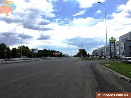 Билборд B в Ходосовке, 6х3  Дніпровське шосе, траса Н-01 "Київ-Знам'янка", км 23+750 ліво, через 100м після повороту на с. Ходосівку та АЗС UPG, навпроти ТЦ "МегаМаркет" фото 1