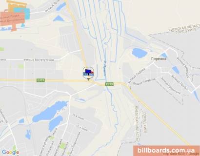 Билборд A в Буче, 6х3  м. Буча, траса М-07 "Київ-Ковель", км 24+100 право, вул. Шевченка, ЖК "Авіатор", напрямок з Ірпіня, в'їзд в Бучу, через 200м після повороту на Ірпінь, Гостомель, низ схема