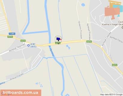 Билборд B в Ирпене, 6х3  м. Ірпінь, траса М-07 "Київ-Ковель", км 23+100 ліво, міст через р. Ірпінка, за 650м до розвилки Ірпінь-Гостомель-Буча, ЖК "Гостомель Резіденс", низ схема