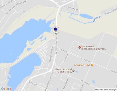 Білборд, Бігборд (Борд)  A у Ірпені м. Ірпінь, вул. Гостомельське шосе схема