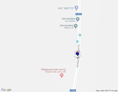 Билборд A в Василькове, 6х3  м. Васильків, вул. Декабристів, навпроти 344, після АЗС МОТТО, перед медичним центром UBI схема