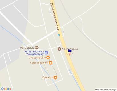 Білборд, Бігборд (Борд)  A у Ходосівці, 6х3  Дніпровське шосе, траса Н-01 "Київ-Знам'янка", км 23+850 ліво, за 200м до повороту на с. Ходосівку та АЗС UPG, навпроти ТЦ "МегаМаркет" схема