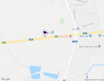 Білборд, Бігборд (Борд)  A у Стоянці с. Стоянка, траса М-06 Київ-Чоп (Житомир), км 22+400 право, за АЗС GLUSCO, за поворотом на Гореничі, 1,3км до повороту на Базу "Снайпер" схема