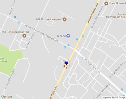 Білборд, Бігборд (Борд)  A у Бровари, 6х3  м. Бровари, вул. Київська, 292, навпроти АЗС "КЛО", за 150м до перехрестя з вул. В'ячеслава Чорновола та вул. Гагаріна, за 200м до магазину Сільпо та ресторану KFC схема