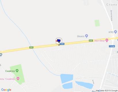 Билборд A в Стоянке с. Стоянка, траса М-06 Київ-Чоп (Житомир), км 22+750 ліво, в'їзд в с. Стоянка, 550м до АЗС GLUSCO, поворот на Гореничі схема