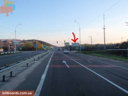 Білборд, Бігборд (Борд)  A у с. Лісники, 6х3  Дніпровське шосе, поворот на с. Лісники, траса Н-01 "Київ-Знам'янка", км 20 + 680 ліво Фото 1