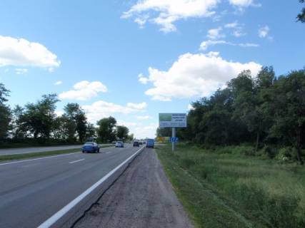 Білборд, Бігборд (Борд)  A у Київських трасах, 6х3  траса М-05 Київ-Одеса, км 78+050 право, за 840м до КПП ДАІ Біла Церква, за 270м до повороту на с. Терезино Фото 1