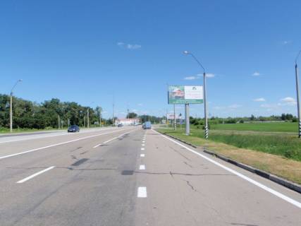 Билборд A в Київських трасах, 6х3  траса М-05 Київ-Одеса, км 79+085 ліво, за 250м до КПП ДАІ Біла Церква, через 260м після АЗС БРСМ та AMIC Energy фото 1