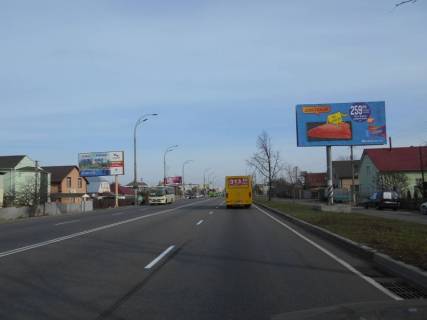 Билборд A в Бровары м. Бровари, вул. Київська, 30, за 100м перед перехрестям з вул. Євгенія Зеленського фото 1