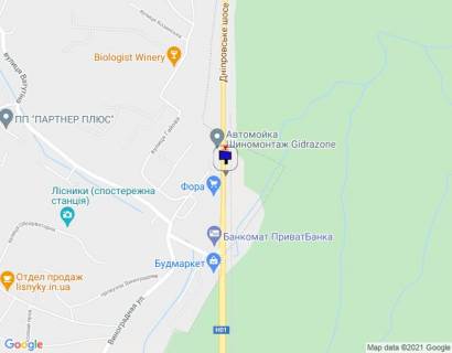 Білборд, Бігборд (Борд)  B у с. Лісники, 6х3  Дніпровське шосе, траса Н-01 "Київ-Знам'янка", км 20+500 ліво, за 300м до повороту на с. Лісники та магазину АТБ, ресторан "Духм'яна піч" схема