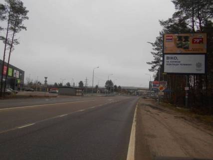 Білборд, Бігборд (Борд)  A у Ірпені м. Ірпінь, траса М-07, км 23+950 ліво, вул. Свято-Покровська, 30А, розвилка Ірпінь-Гостомель-Буча, перед поворотом на Ірпінь, верх Фото 1