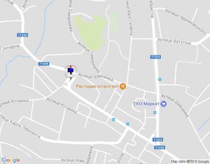 Билборд A в Василькове м. Васильків, вул. Грушевського, 53 схема