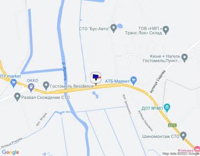 Билборд A в Ирпене, 6х3  м. Ірпінь, траса М-07 "Київ-Ковель", км 22+900 право, міст через р. Ірпінка, за 850м до розвилки Ірпінь-Гостомель-Буча, ЖК "Гостомель Резіденс", верх схема