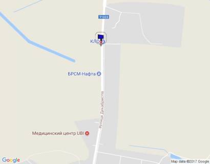 Билборд B в Василькове м. Васильків, вул. Декабристів, виїзд з Василькова в сторону Києва (перед  знаком Васильків) схема