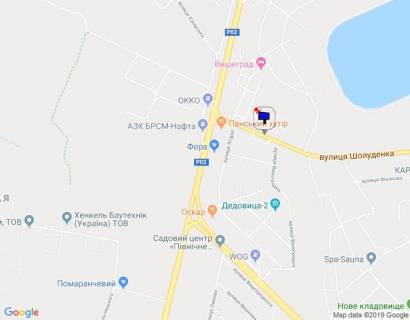 Білборд, Бігборд (Борд)  B у Вишгороді, 6х3  м. Вишгород, вул. Шолуденка, через 250м після повороту на трасу Р-02, АЗС ОККО та Нові Петрівці, за 75м до повороту на вул. Виноградна, за 400м до ЖК "Зіркова Вежа" схема