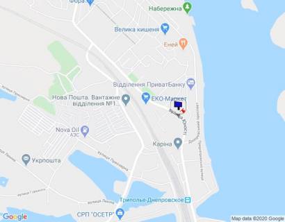 Билборд B в Украинке, 6х3  м. Українка, вул. Юності, біля пожежної частини, Автостанція, ринок схема