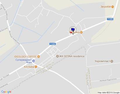 Билборд A в Зазимье, 6х3  с.Зазим'я, вул.Лісова, навпроти АЗС Маркет схема