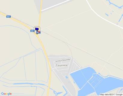 Білборд, Бігборд (Борд)  A у Таценках, 12х3  Дніпровське шосе, траса Н-01 "Київ-Знам'янка", км 39+000 ліво, на розвилці доріг Н-01 "Київ-Знам'янка" та Р-01 "Київ-Обухів", навпроти АЗС, правий схема