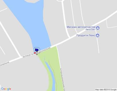 Білборд, Бігборд (Борд)  A у Умані м. Умань, вул. Інтернаціональна, перед дамбою, за 185м до перехрестя з Інтернаціональним провулком, за 315м до повороту на вул. Мічуріна, через 80м після автобусної зупинки та 135м після повороту на вул. Павлова схема