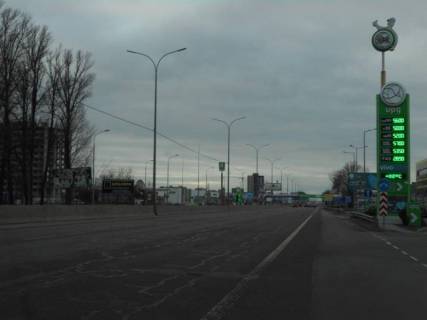 Білборд, Бігборд (Борд)  B у Гатному, 6,20х2,85  с. Чабани, кінець проспекту Академіка Глушкова, траса М-05 Київ-Одеса, км 13+600 ліво, виїзд з Києва, навпроти АЗС UPG, за 100м до АЗС ОККО, ЖК Одеський Квартал, в радіусі 200м Нова Лінія, АТБ Фото 1