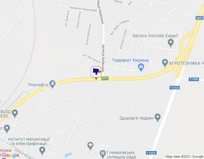 Билборд B в Глевахе, 6х3  смт. Глеваха, траса М-05 Київ-Одеса, км 27+190 ліво, зупинка "Весняна", за 370м до АЗС Укрнафта, через 700м після розв'язки на м. Васильків схема