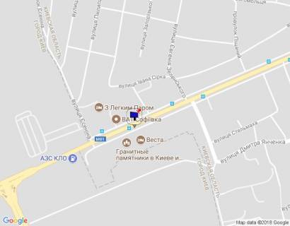 Билборд B в Бровары м. Бровари, вул. Київська, 18, за 230м до АЗС КЛО, автобусна зупинка схема