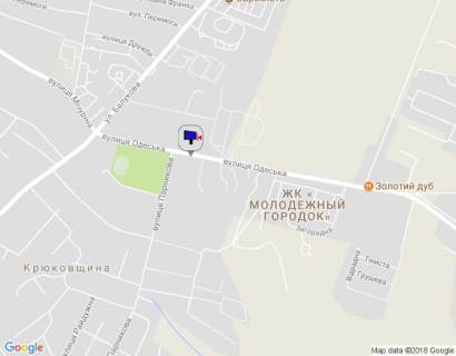 Билборд B в Крюковщине, 6х3  с. Крюківщина, вул. Одеська, через 100м після будівельного маркету "Домосвіт", через 500м після ЖК "Молодіжне містечко", через 950м після ЖК "Оранж Парк" та розвилки з вул. Прикордонна, напрямок в м. Вишневе схема