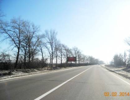 Білборд, Бігборд (Борд)  B у Київських трасах, 6х3  Черкаська траса, траса Н-08 "Бориспіль-Дніпро-Запоріжжя", км 9+460 ліво, за 170м до повороту на с. Рогозів, за 550м до АЗС "Укрнафта" Фото 1