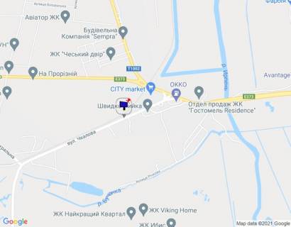 Білборд, Бігборд (Борд)  A у Ірпені, 6х3  м. Ірпінь, вул. Чкалова, в'їзд в м. Ірпінь з м. Гостомель, через 400м після повороту на трасу М-07 "Київ-Ковель" та АЗС "ОККО", Сіті Маркет схема