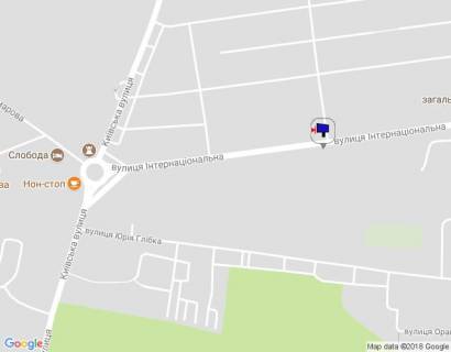 Білборд, Бігборд (Борд)  A у Умані м. Умань, вул. Інтернаціональна, навпроти будинку 49, за 230м до автобусної зупинки та повороту на вул. Інститутська, через 545м після розв'язки з вул. Комарова та вул. Київська схема