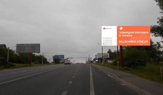 Білборд, Бігборд (Борд)  A у Старих Петрівцях, 6х3  с. Старі Петрівці, вул. Князя Святослава, траса Р-02 "Київ-Іванків-Овруч", виїзд із с. Старі Петрівці в бік Києва (Нових Петрівців), за 160м до магазину АТБ та повороту на вул. Петрівська, через 110м після Укрпошти та повороту на вул. Дачна Фото 1