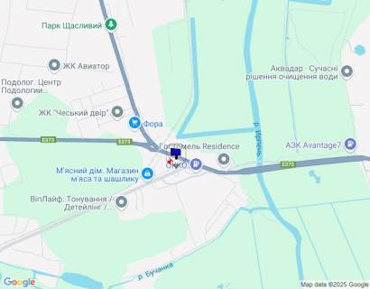 Білборд, Бігборд (Борд)  B у Ірпені, 6х3  м. Ірпінь, вул. Чкалова, виїзд з м. Ірпінь в м. Гостомель, перед Ірпінським кільцем, навпроти АЗС "ОККО", АЗС Параллель, біля Сіті Маркету, виїзд на трасу М-07 "Київ-Ковель" схема