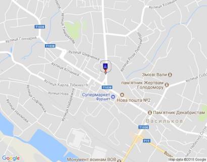 Ситилайт B в Василькове, 1,2х1,8  м. Васильків, вул. Декабристів, 1 біля переходу схема