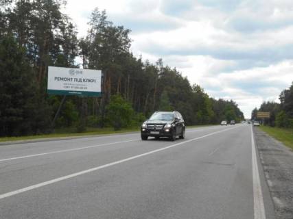 Билборд B в Козине, 6х3  Конча-Заспа, траса Р-01, км 34+900 ліво, поворот на с. Плюти фото 1