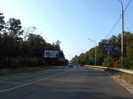 Билборд B в Вышгороде, 6х3  Траса Р-02 "Київ-Іванків-Овруч", км 18+800 право, виїзд з м. Вишгород в напрямку площі Шевченка, Кільцевої дороги м. Київ фото 1