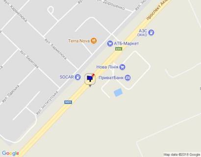 Білборд, Бігборд (Борд)  B у Гатному, 6х6  с. Гатне, траса М-05 Київ-Одеса, км 14+120 ліво, заїзд до Нової Лінії, навпроти АЗС SOCAR, верх схема