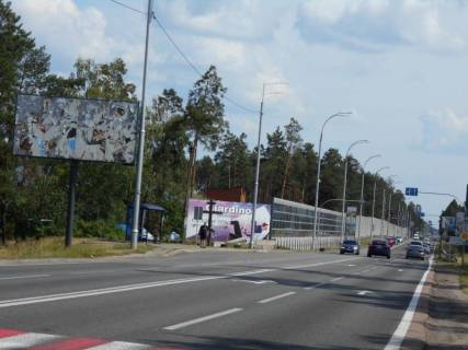 Білборд, Бігборд (Борд)  B у , Козин (Козин), 6х3  Конча-Заспа, траса Р-01, км 28+920 ліво, котеджне містечко "РОМАНОВО", комплекс "Сезони SPA", ресторан "Giardino", супермаркет "Wine Time" Фото 1