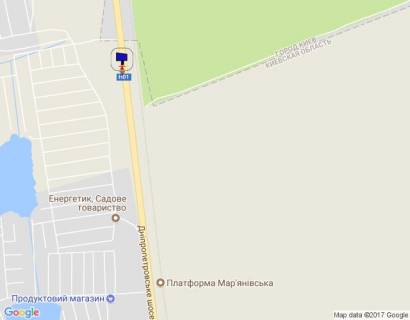 Билборд B в Київських трасах, 6х3  Дніпровське шосе, траса Н-01 "Київ-Знам'янка", км 31+800 право, на пішохідному переході схема