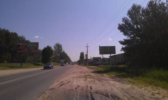 Білборд, Бігборд (Борд)  A у Ірпені м.Ірпінь, вул. Чкалова, в напрямку траси Київ-Ковель Фото 1