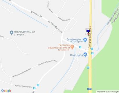 Билборд B в Лесниках (Тернопольской обл), 6х3  Дніпровське шосе, траса Н-01 "Київ-Знам'янка", км 20+750 право, через 50м після повороту на с. Лісники та магазину АТБ, ринок, низ схема