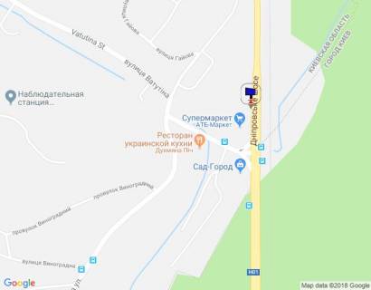 Билборд B в Лісники (Лісники), 6х3  Дніпровське шосе, траса Н-01 "Київ-Знам'янка", км 20+750 право, через 50м після повороту на с. Лісники та магазину АТБ, ринок, верх схема