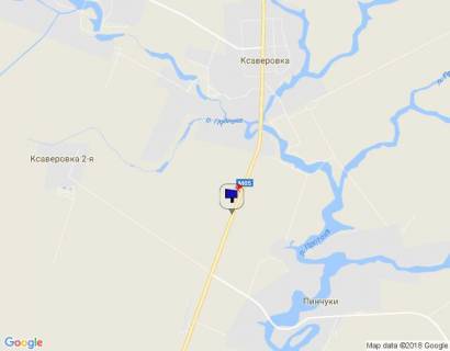 Билборд A в с. Ксаверовка с. Ксаверівка, траса М-05 Київ-Одеса, км 58+270 право, за 1150м до повороту на с. Пінчуки та с. Ксаверівка 2-га схема