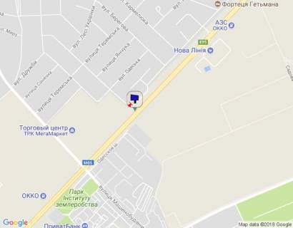 Билборд B в Гатном, 6х3  с. Гатне, траса М-05 Київ-Одеса, км 14+580 право, МЕГА МАРКЕТ ГАТНЕ, навпроти ЖК Атріа Сіті, перед Новою Лінією, АЗС SOCAR, через 500м після повороту на Хотів, Гатне, Крюківщину, верх схема