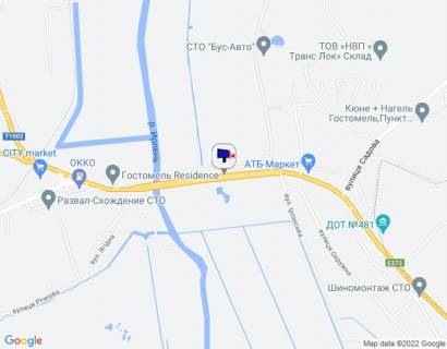 Білборд, Бігборд (Борд)  A у Ірпені, 6х3  м. Ірпінь, траса М-07 "Київ-Ковель", км 22+900 право, міст через р. Ірпінка, за 850м до розвилки Ірпінь-Гостомель-Буча, ЖК "Гостомель Резіденс", низ схема